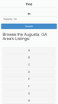 Mobile Screenshot of local.augusta.com